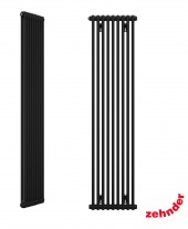 Zehnder Z-2180/10 N12 3/4" чёрный вертикальный радиатор RAL 9217 matt Zehnder Z-2180/10 N12 3/4" чёрный вертикальный радиатор RAL 9217 matt